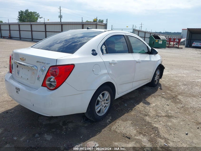 2014 CHEVROLET SONIC LT AUTO - 1G1JC5SH6E4199799