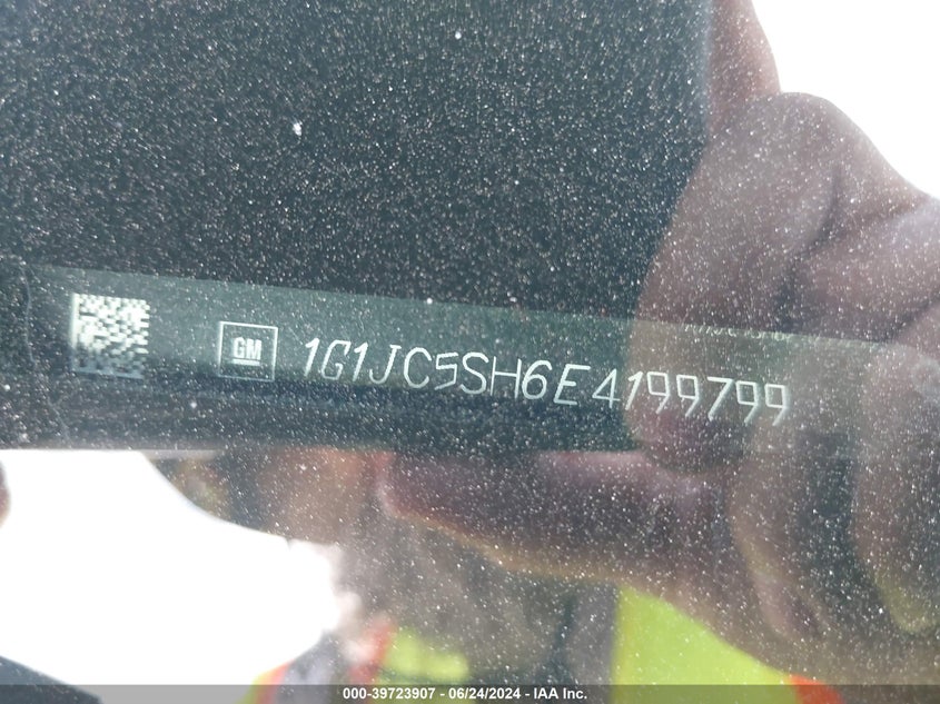 2014 CHEVROLET SONIC LT AUTO - 1G1JC5SH6E4199799