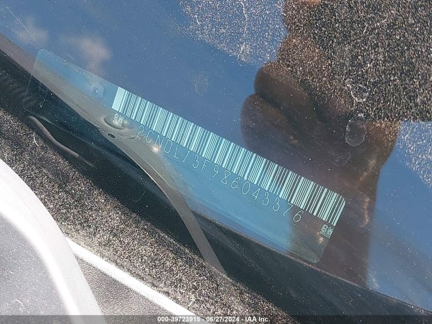 2008 Chevrolet Equinox Ls VIN: 2CNDL13F986043376 Lot: 39723915