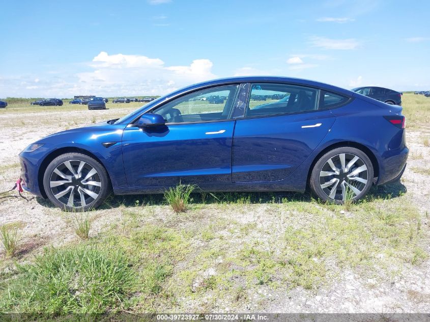 5YJ3E1EA2RF751881 2024 Tesla Model 3 Rear-Wheel Drive