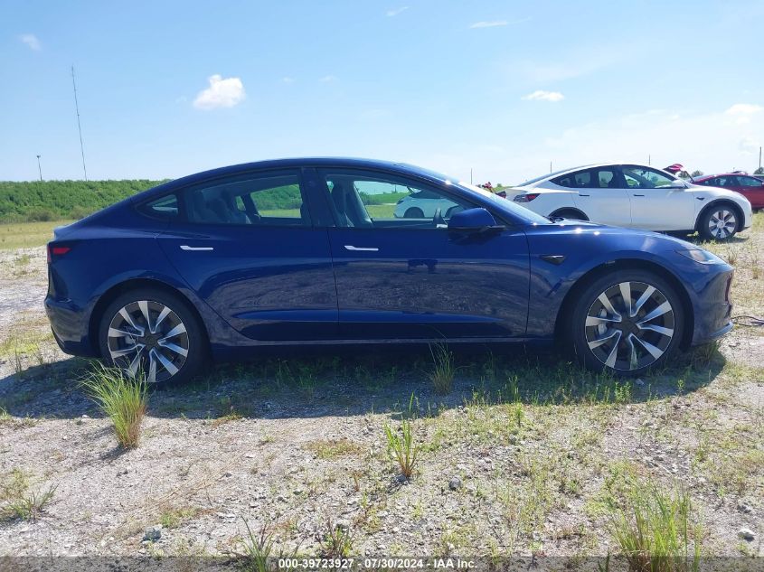 5YJ3E1EA2RF751881 2024 Tesla Model 3 Rear-Wheel Drive