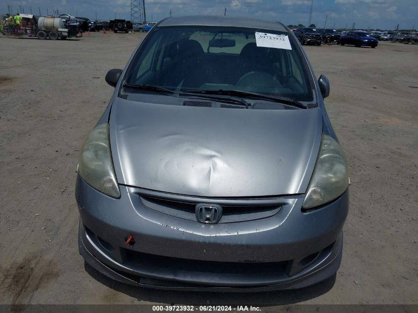 2007 Honda Fit Sport VIN: JHMGD37667S049828 Lot: 39723932