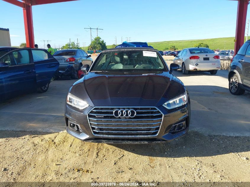 2018 Audi A5 2.0T Premium VIN: WAU2NGF54JN018928 Lot: 39723976