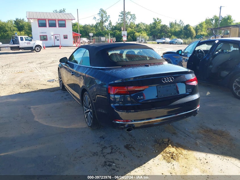 VIN WAU2NGF54JN018928 2018 AUDI A5 2.0T PREMIUM