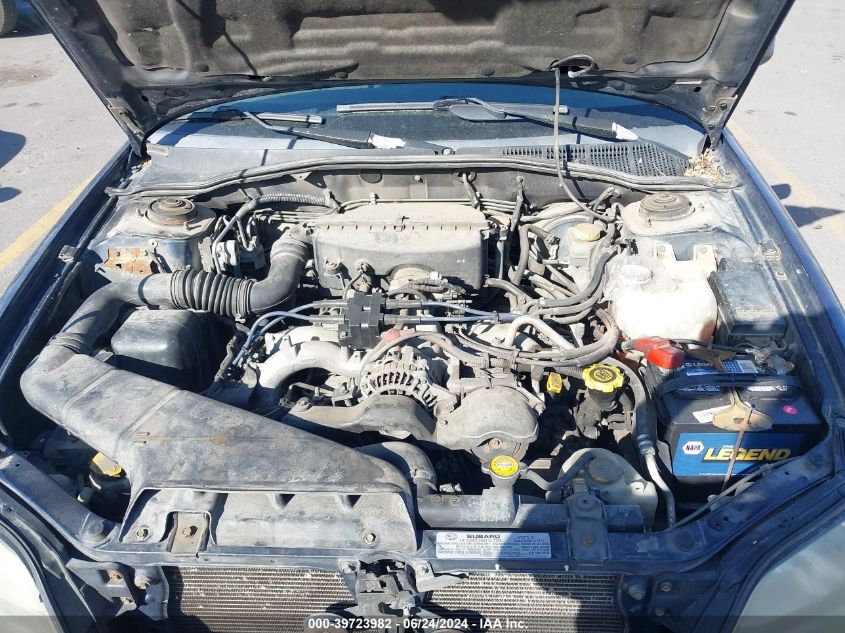 2000 Subaru Outback VIN: 4S3BH6656Y6638821 Lot: 39723982