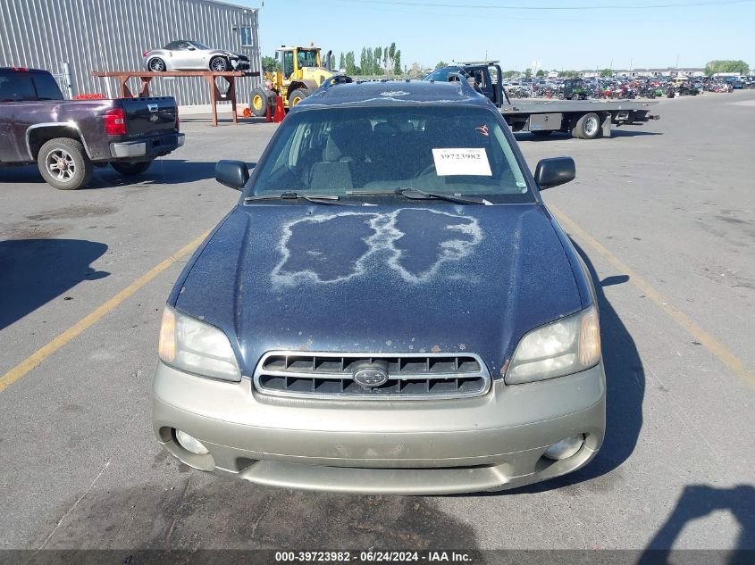 2000 Subaru Outback VIN: 4S3BH6656Y6638821 Lot: 39723982