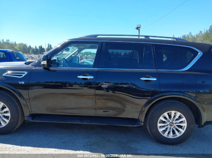 2021 Nissan Armada Sv VIN: JN8AY2AD1M9662010 Lot: 39723983