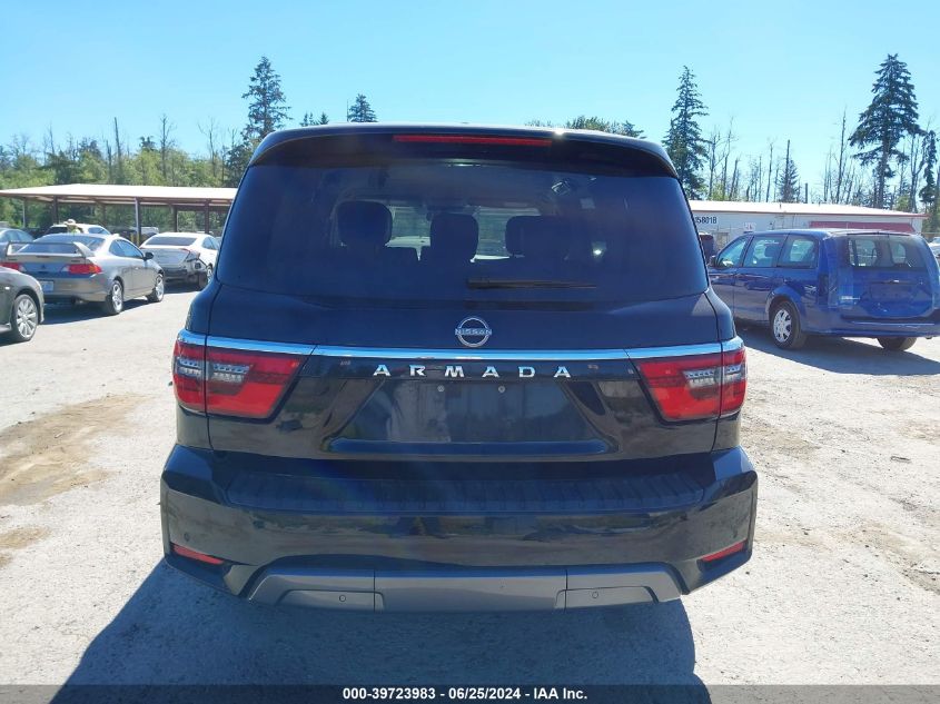 2021 Nissan Armada Sv VIN: JN8AY2AD1M9662010 Lot: 39723983