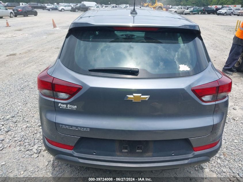 2022 Chevrolet Trailblazer Fwd Ls VIN: KL79MMS29NB112290 Lot: 39724008