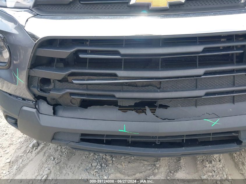 2022 Chevrolet Trailblazer Fwd Ls VIN: KL79MMS29NB112290 Lot: 39724008