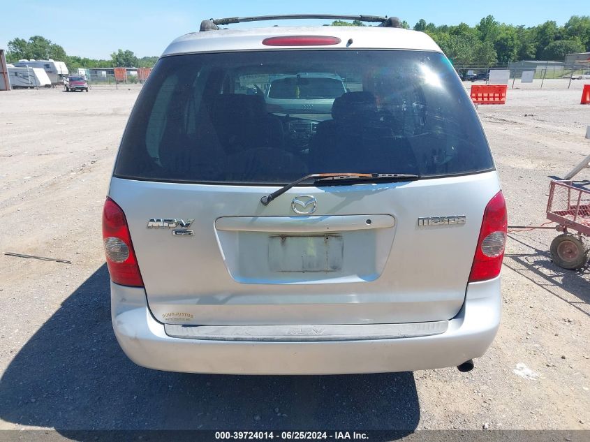 2003 Mazda Mpv Es/Lx/Lx-Sv VIN: JM3LW28J030336232 Lot: 39724014