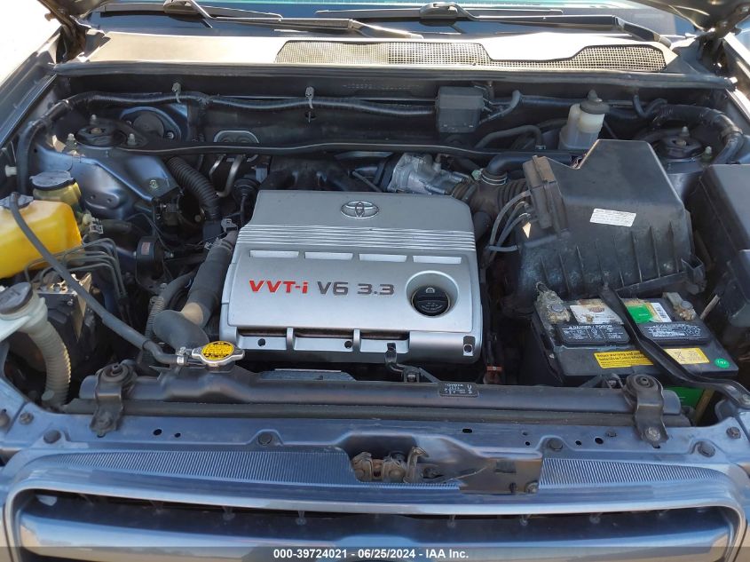 2005 Toyota Highlander Limited VIN: JTEEP21A050100977 Lot: 39724021