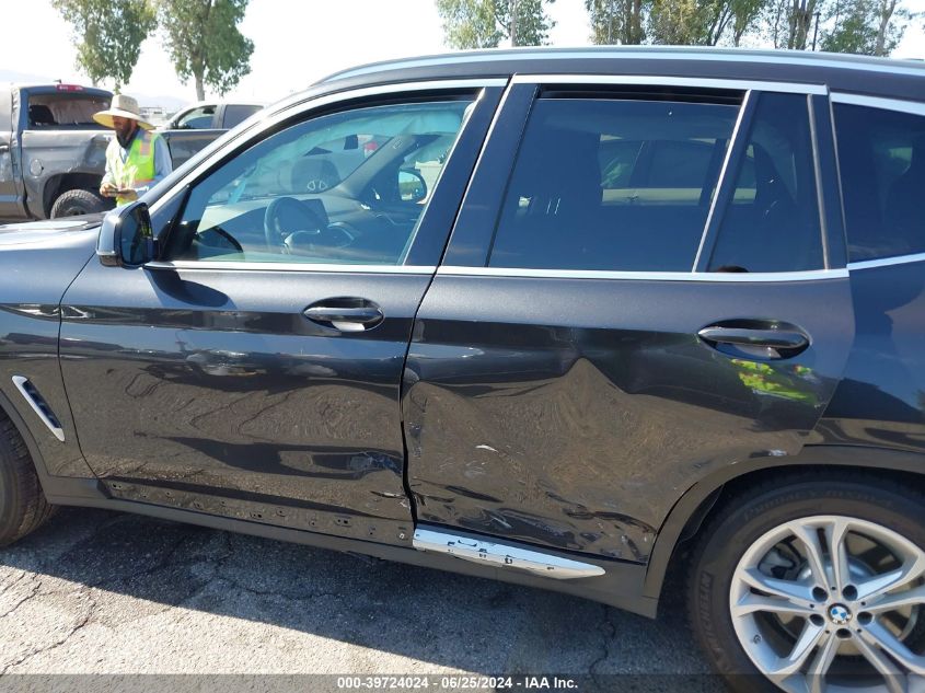 2019 BMW X3 Sdrive30I VIN: 5UXTR7C5XKLR48540 Lot: 39724024