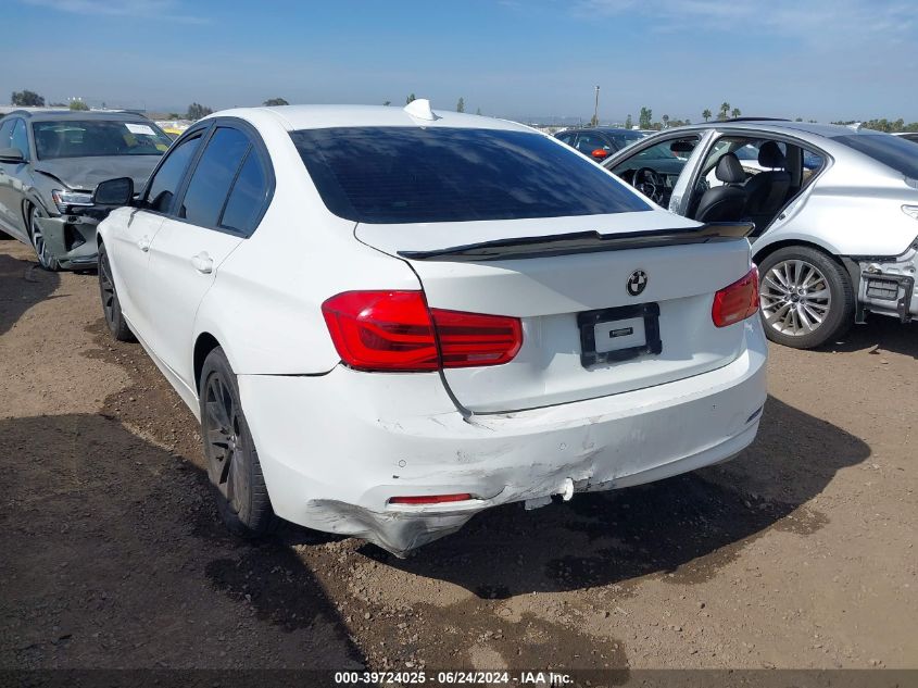 2016 BMW 320I VIN: WBA8A9C58GK616598 Lot: 39724025