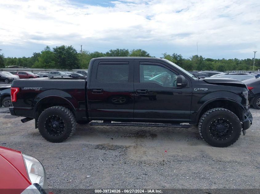 2016 Ford F-150 Supercrew VIN: 1FTEW1EF3GFC37712 Lot: 39724026