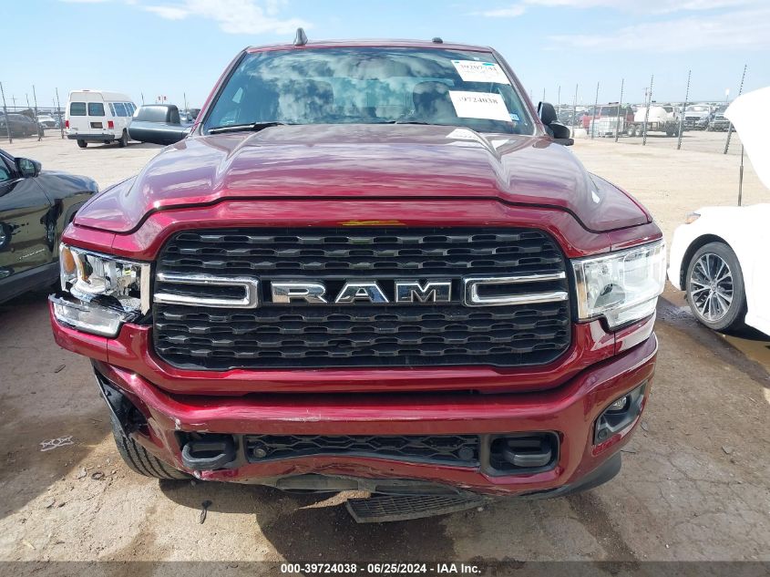 2022 Ram 2500 Lone Star 4X4 6'4 Box VIN: 3C6UR5DLXNG433988 Lot: 39724038