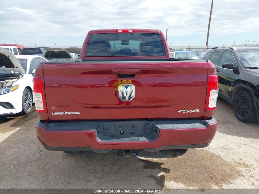 2022 Ram 2500 Lone Star 4X4 6'4 Box VIN: 3C6UR5DLXNG433988 Lot: 39724038