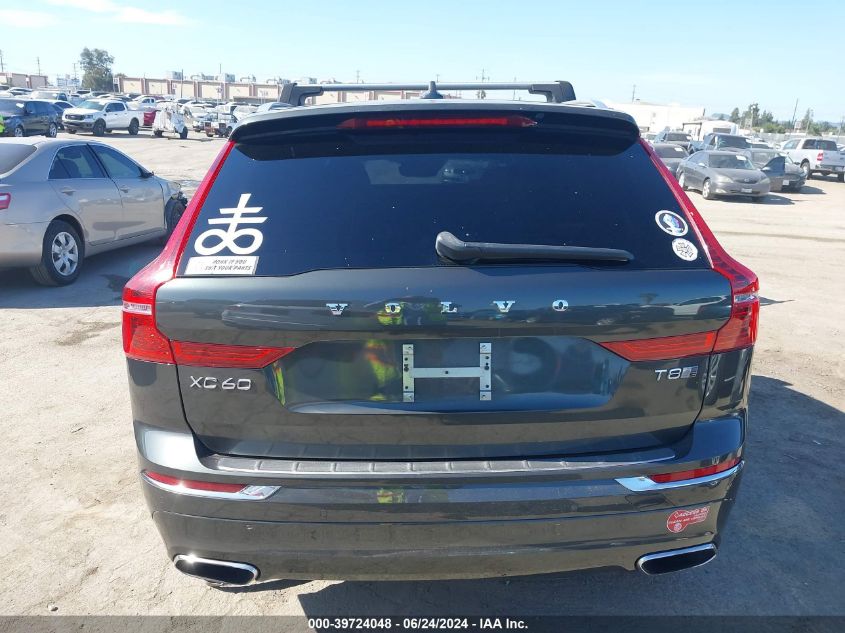 2018 Volvo Xc60 Hybrid T8 Inscription VIN: LYVBR0DL9JB110441 Lot: 39724048