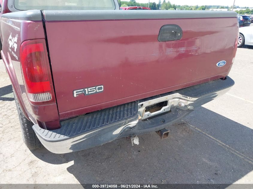 1997 Ford F-150 Lariat/Xl/Xlt VIN: 1FTDX1869VKA15054 Lot: 39724058