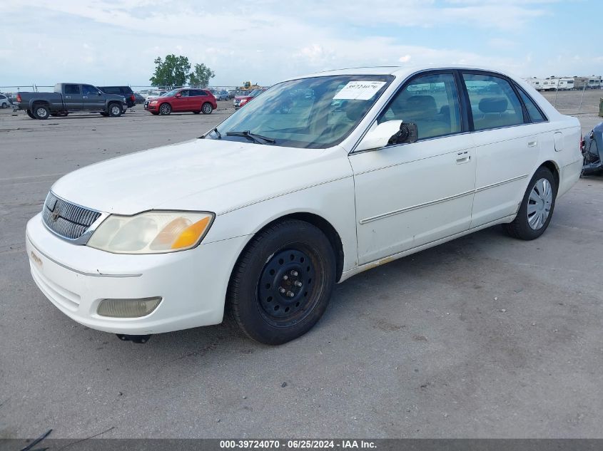 2001 Toyota Avalon Xls VIN: 4T1BF28B81U125133 Lot: 39724070