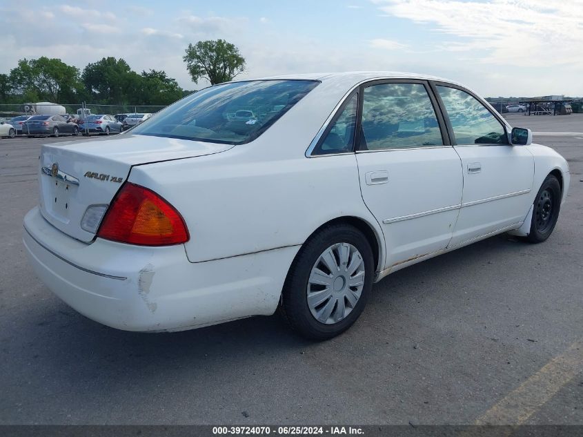 2001 Toyota Avalon Xls VIN: 4T1BF28B81U125133 Lot: 39724070