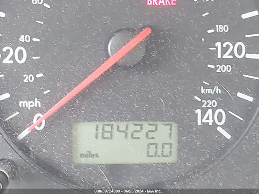 2003 Volkswagen Jetta Gl Tdi VIN: 3VWRP69M63M017332 Lot: 39724089