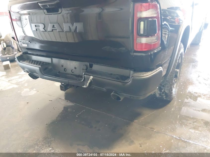 2019 Ram 1500 Rebel 4X4 5'7 Box VIN: 1C6SRFLT7KN592288 Lot: 39724103