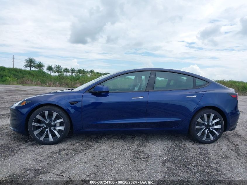 5YJ3E1EA7RF751553 2024 Tesla Model 3 Rear-Wheel Drive