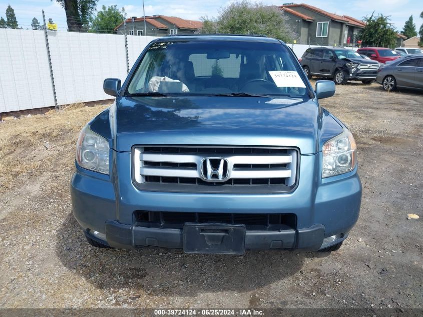 2007 Honda Pilot Ex-L VIN: 5FNYF28727B020633 Lot: 39724124