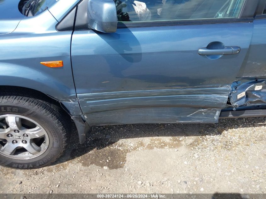 2007 Honda Pilot Ex-L VIN: 5FNYF28727B020633 Lot: 39724124