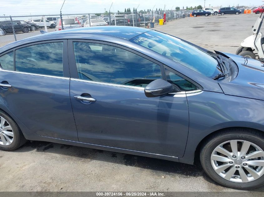 2015 Kia Forte Ex VIN: KNAFX4A82F5370814 Lot: 39724156