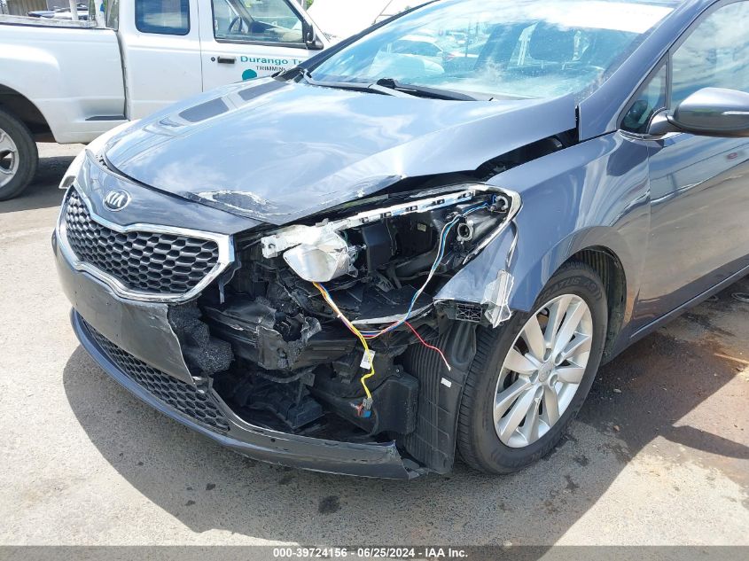 2015 Kia Forte Ex VIN: KNAFX4A82F5370814 Lot: 39724156