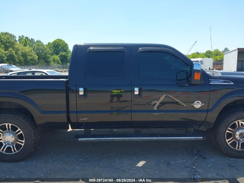 2013 Ford F-250 Lariat VIN: 1FT7W2BT8DEA07299 Lot: 39724165