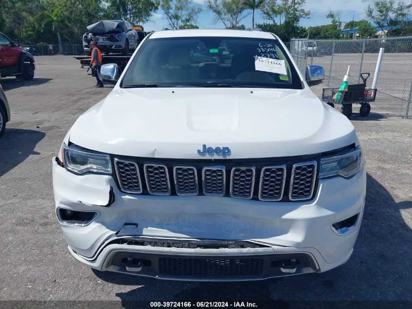 2018 Jeep Grand Cherokee Overland 4X2 VIN: 1C4RJECG0JC433781 Lot: 39724166