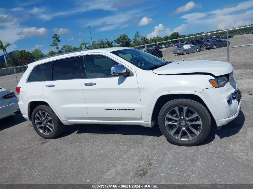 2018 Jeep Grand Cherokee Overland 4X2 VIN: 1C4RJECG0JC433781 Lot: 39724166