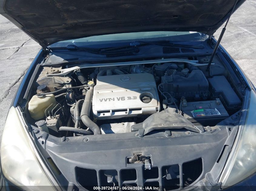 2004 Lexus Es 330 VIN: JTHBA30G345007360 Lot: 39724167