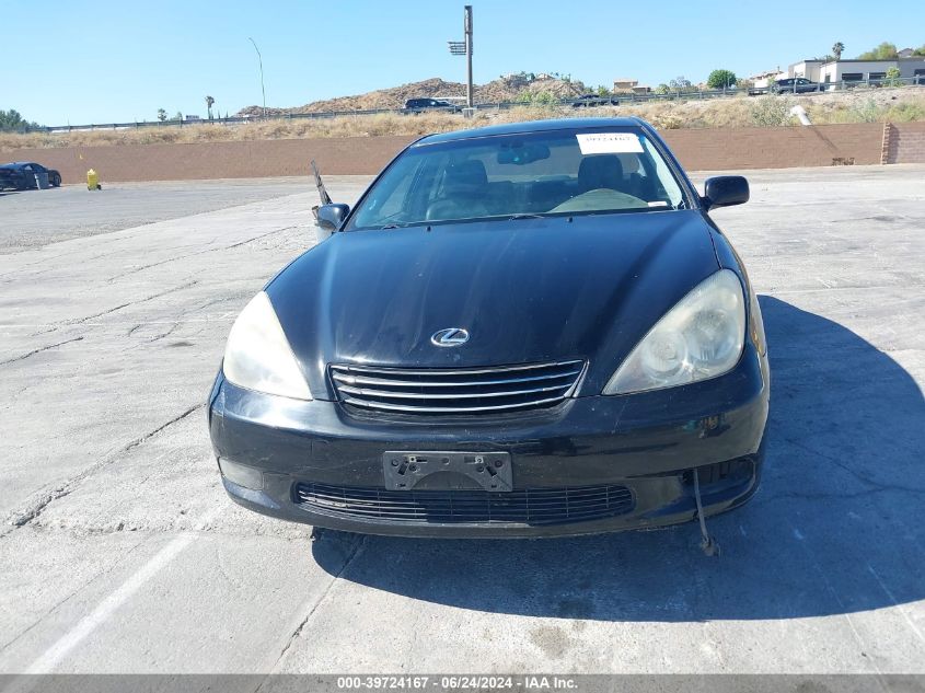 2004 Lexus Es 330 VIN: JTHBA30G345007360 Lot: 39724167