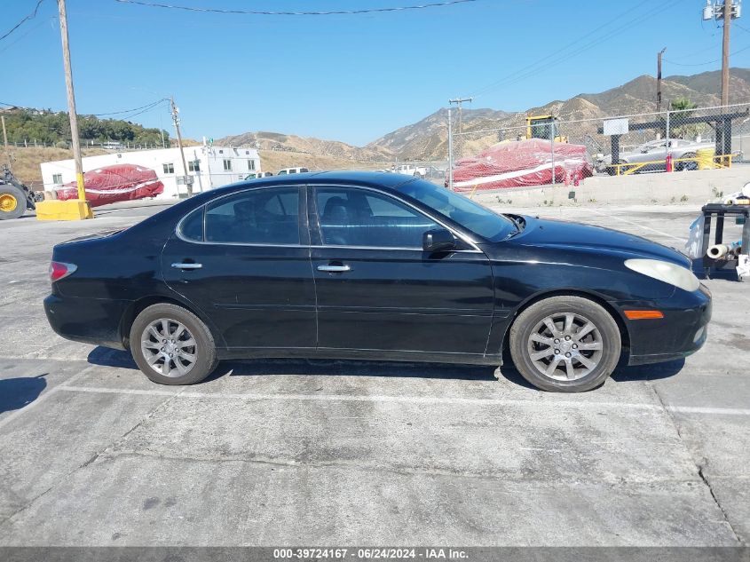 2004 Lexus Es 330 VIN: JTHBA30G345007360 Lot: 39724167