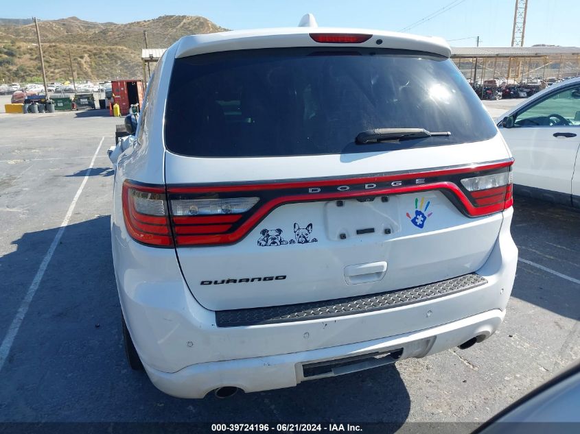 2016 Dodge Durango Sxt VIN: 1C4RDHAG2GC483277 Lot: 39724196