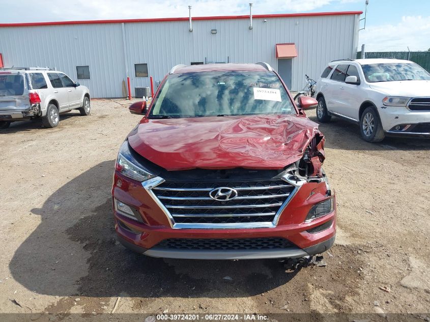 2019 Hyundai Tucson Limited VIN: KM8J33AL7KU032389 Lot: 39724201