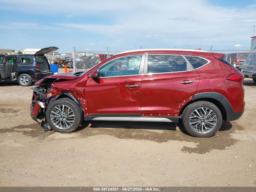 2019 Hyundai Tucson Limited VIN: KM8J33AL7KU032389 Lot: 39724201