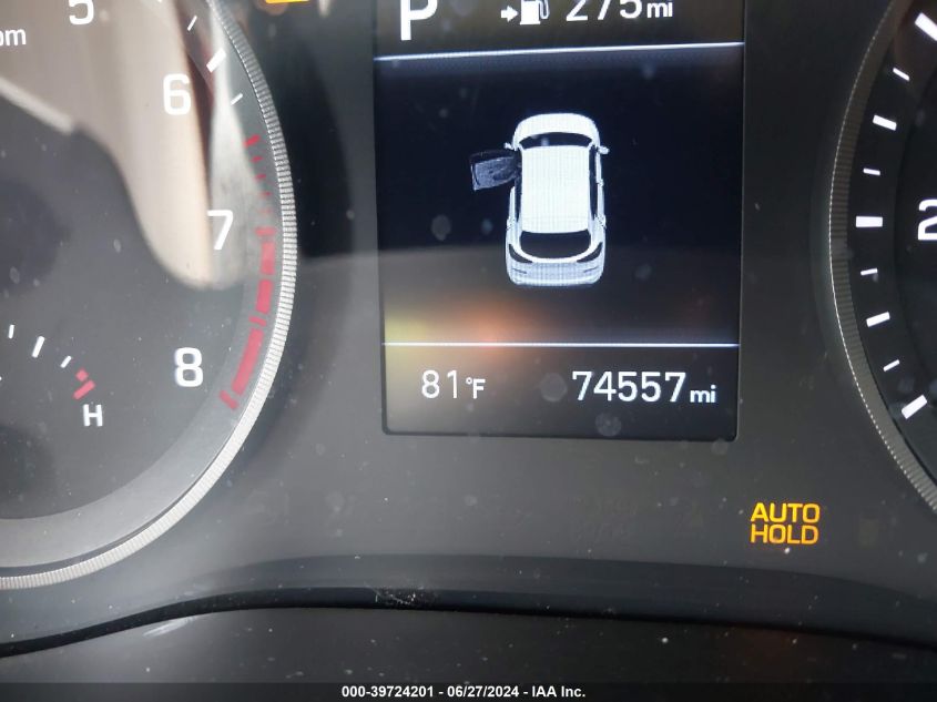 2019 Hyundai Tucson Limited VIN: KM8J33AL7KU032389 Lot: 39724201