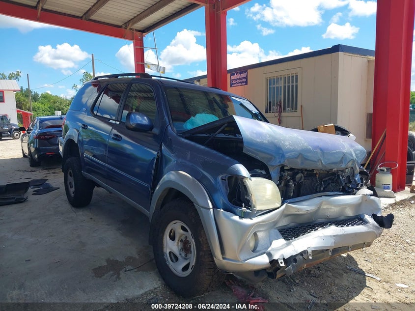 2002 Toyota Sequoia Sr5 V8 VIN: 5TDZT34A22S120322 Lot: 39724208