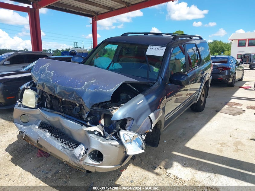 2002 Toyota Sequoia Sr5 V8 VIN: 5TDZT34A22S120322 Lot: 39724208