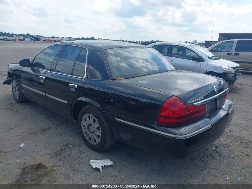 2005 Mercury Grand Marquis Gs VIN: 2MEFM74W05X639637 Lot: 39724209