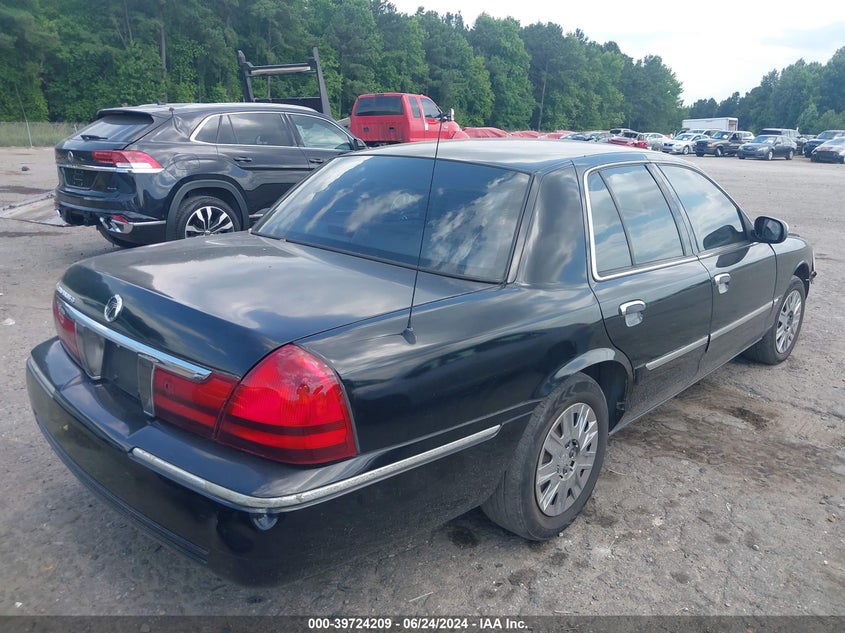 2005 Mercury Grand Marquis Gs VIN: 2MEFM74W05X639637 Lot: 39724209