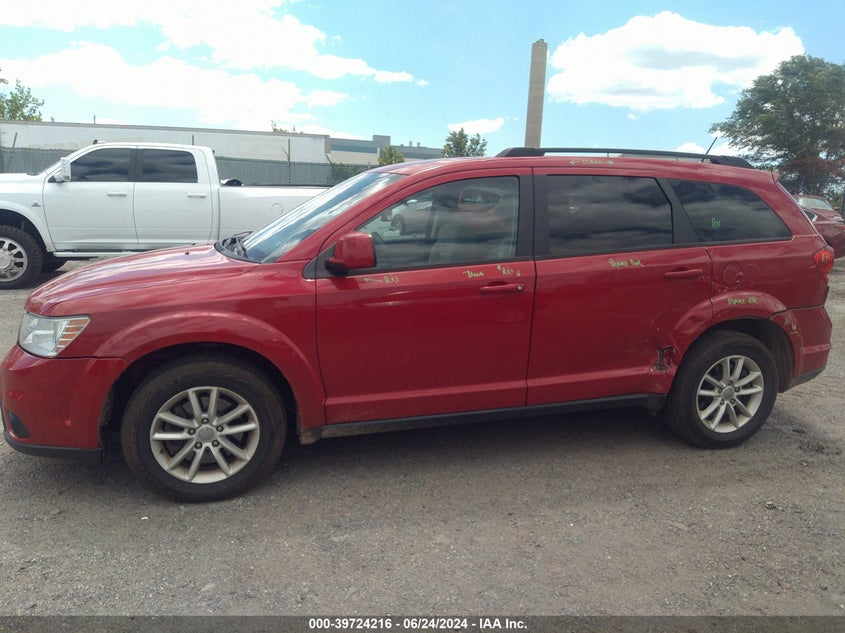 2016 Dodge Journey Sxt VIN: 3C4PDDBG9GT242089 Lot: 39724216