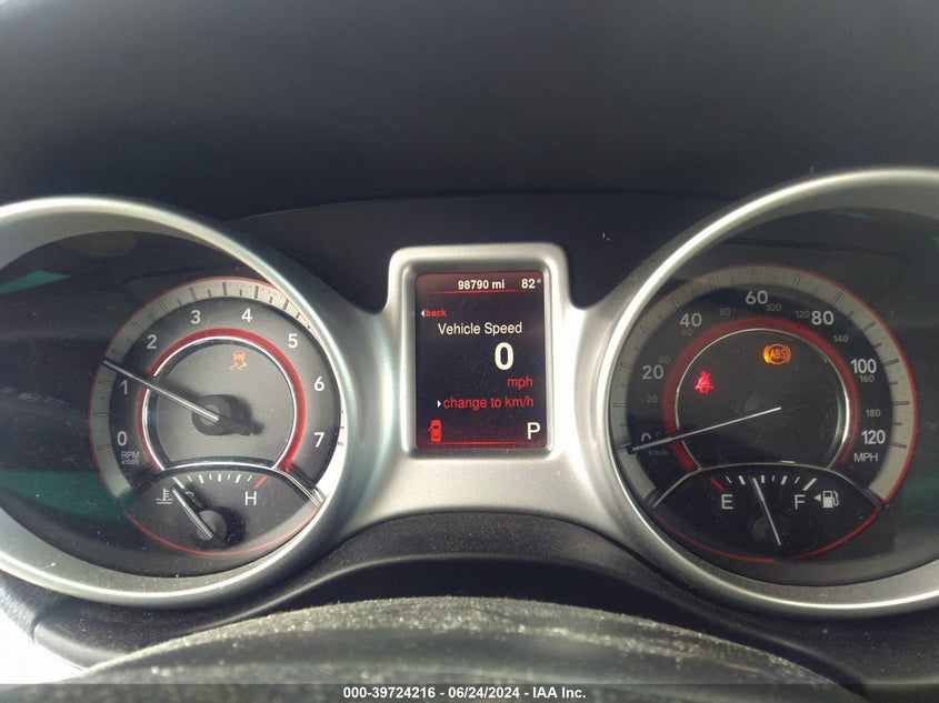 2016 Dodge Journey Sxt VIN: 3C4PDDBG9GT242089 Lot: 39724216