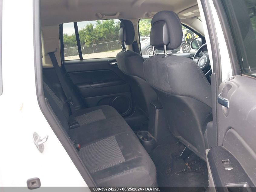 2012 Jeep Compass Latitude VIN: 1C4NJDEB4CD655554 Lot: 39724220