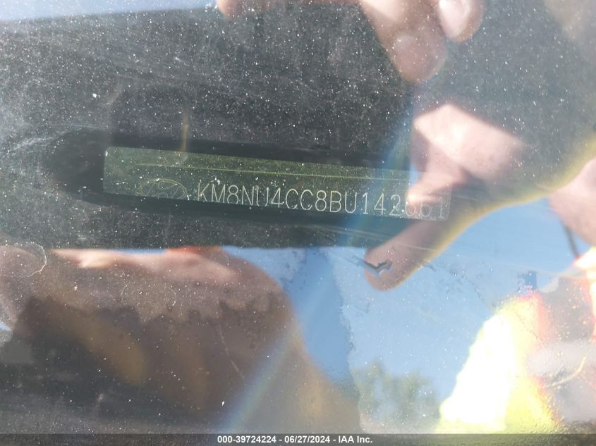 2011 Hyundai Veracruz Gls VIN: KM8NU4CC8BU142661 Lot: 39724224